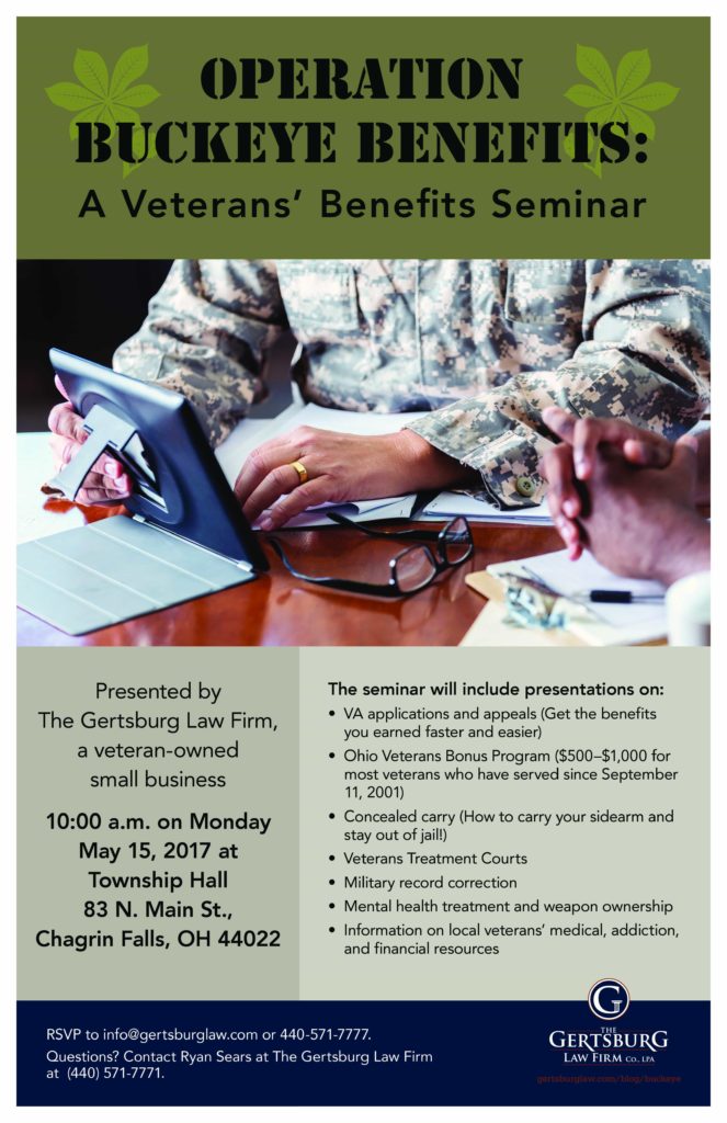 Operation Buckeye Benefits information flyer