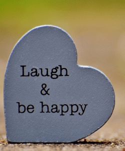 Picture of heart with text 