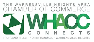 The Warrensville Heights Area Chamber of Commerce Connects logo