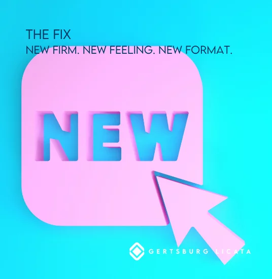 THE FIX – New Firm, New Feeling, New Format