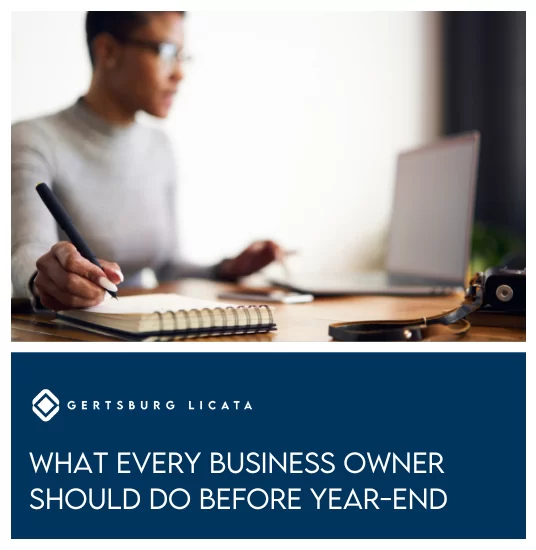 What Every Business Owner and CEO Should Do Before December 31